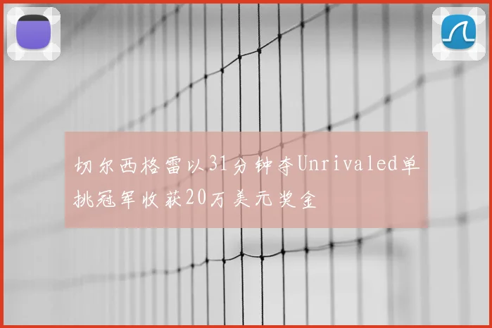 切尔西格雷以31分钟夺Unrivaled单挑冠军收获20万美元奖金