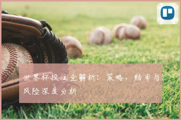 世界杯投注全解析:策略、赔率与风险深度分析
