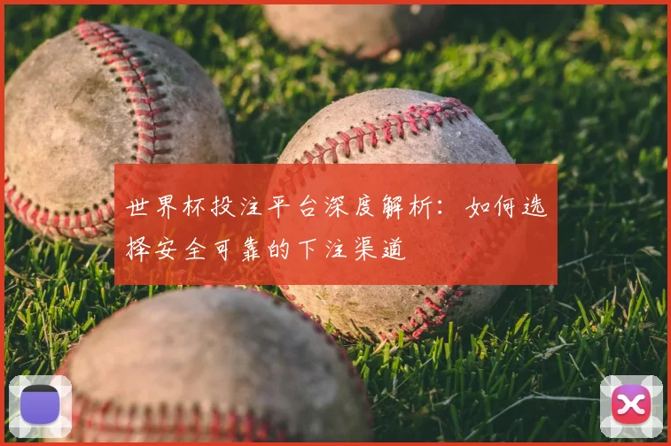 世界杯投注平台深度解析:如何选择安全可靠的下注渠道